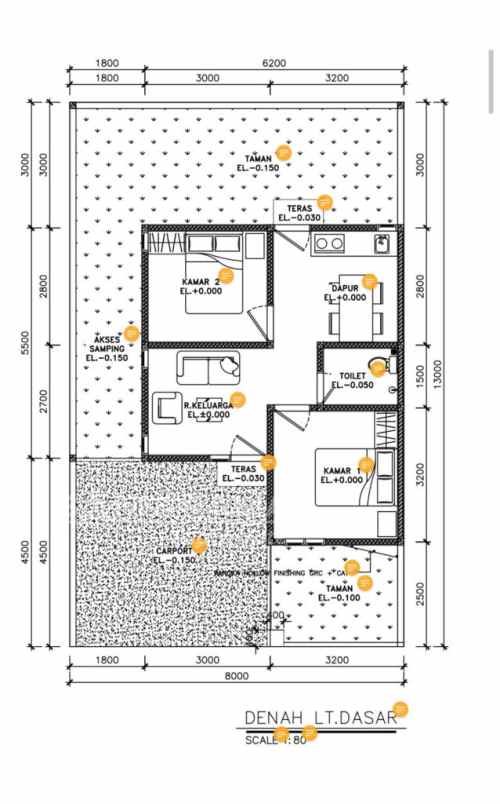 rumah rasa villa dengan tanah luas di serang ash