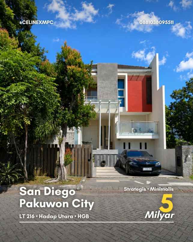 rumah san diego pakuwon city strategis