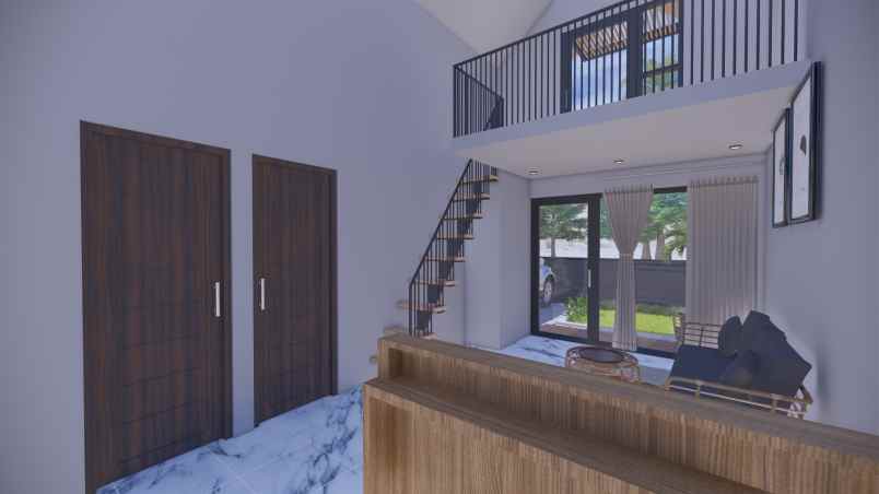 rumah scandinavian lt 90 137 m dekat stasiun prambanan