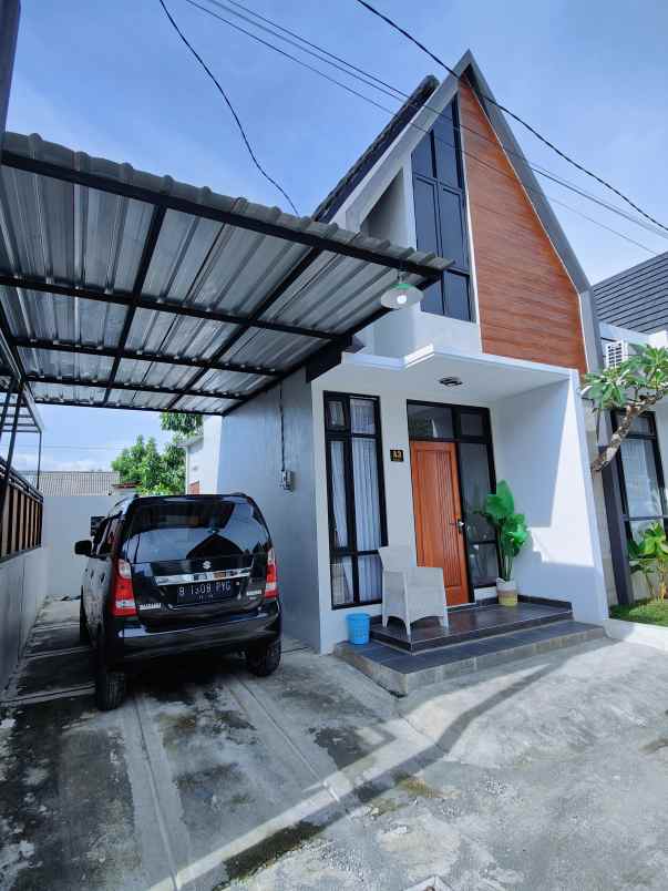 rumah scandinavian modern bonus perabot