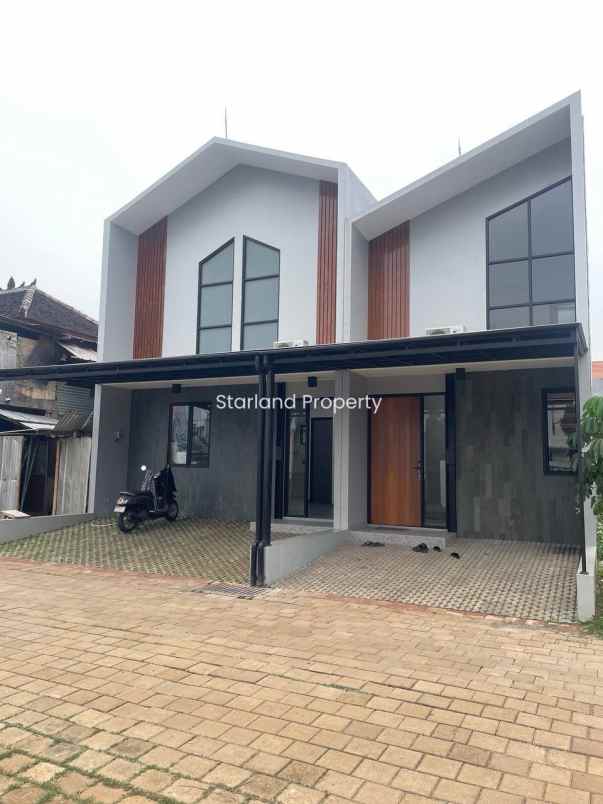 rumah scandinavian modern di pondok aren bintaro