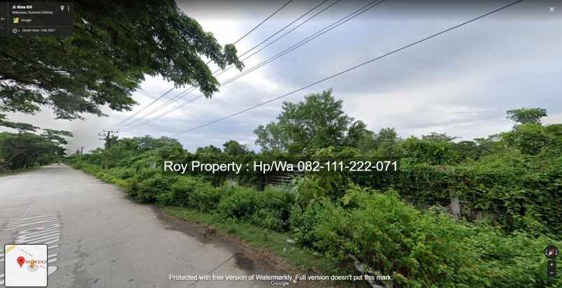 tanah jl kima bira kec