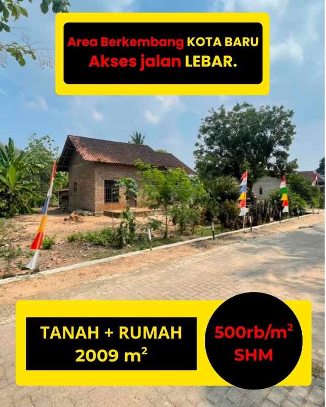 tanah kavling kota baru