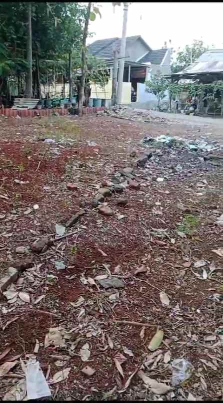 tanah rata dan padat tengah pemukiman