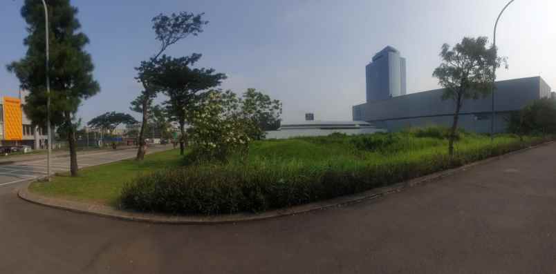 tanah sewa 3600 m2 posisi hook alam sutera
