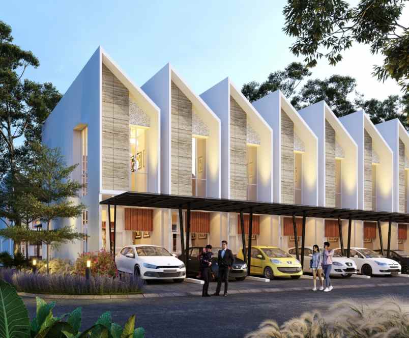 townhouse keren siap huni berhadiah banyak