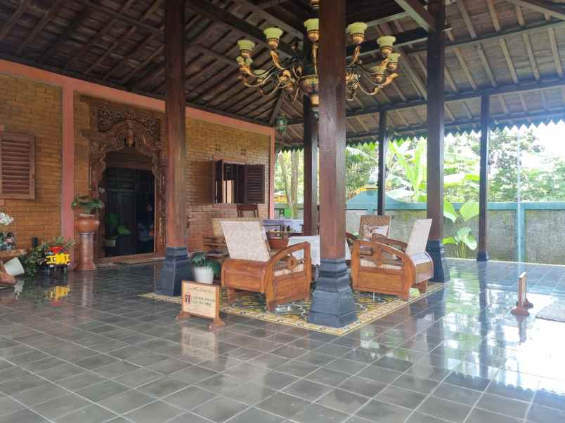 villa asri di turi ada solar panel dan kolam renang