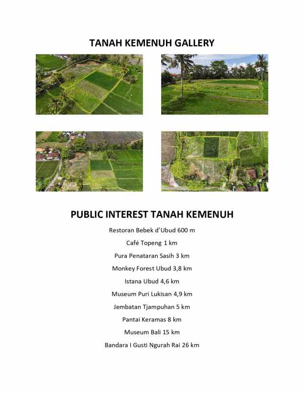 cocok untuk villa tanah kemenuh sukawati gianyar bali