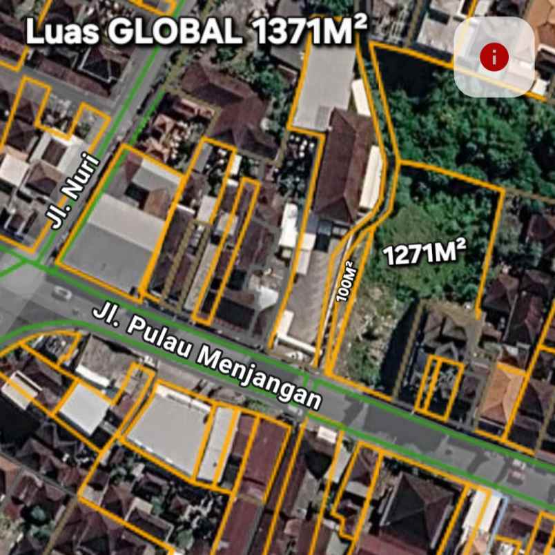 dijual 14 71 are jl pulau menjangan dauh peken tabanan