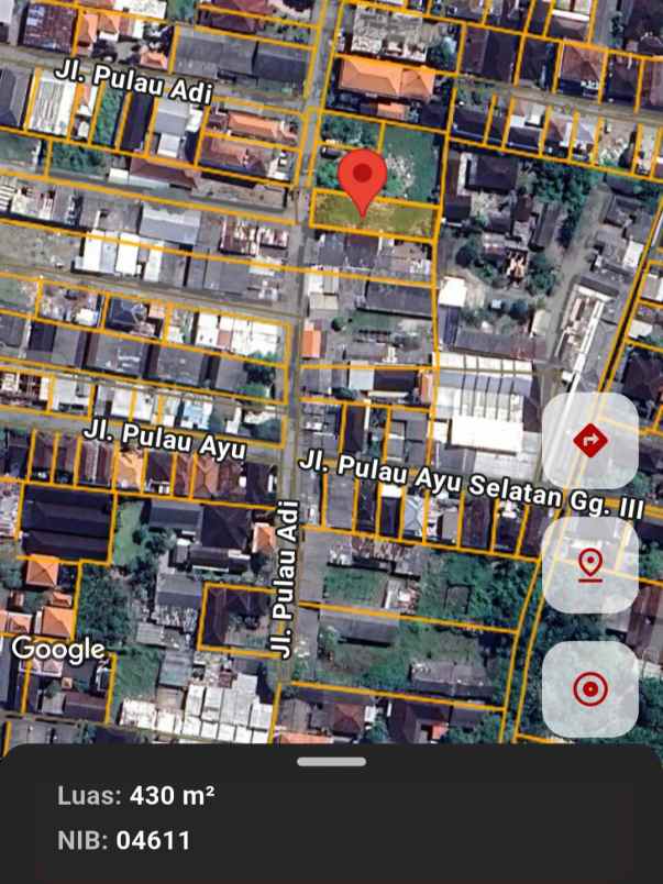 dijual 4 3 are jl pulau adi pedungan denpasar selatan