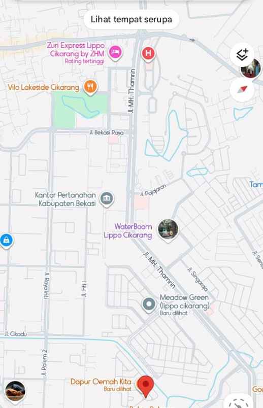 dijual cepat tanah cluster meadow green lippo cikarang