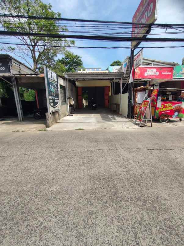 dijual kios pinggir jalan hj sulaiman sawangan depok
