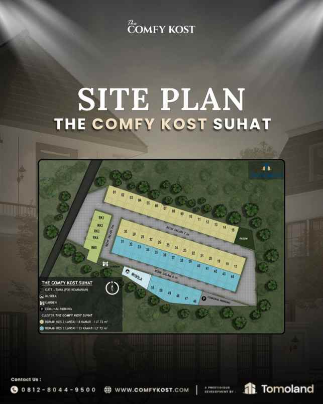 dijual kost krajan sumbersekar kec dau