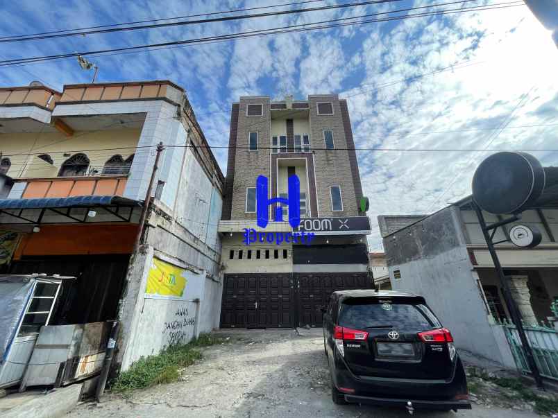 dijual ruko gudang kantor jalan denai daerah mandala