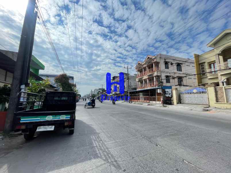 dijual ruko gudang kantor jalan denai daerah mandala