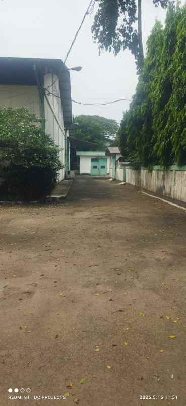 dijual ruko gudang kantor jl raya setu