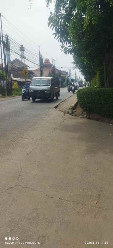 dijual ruko gudang kantor jl raya setu