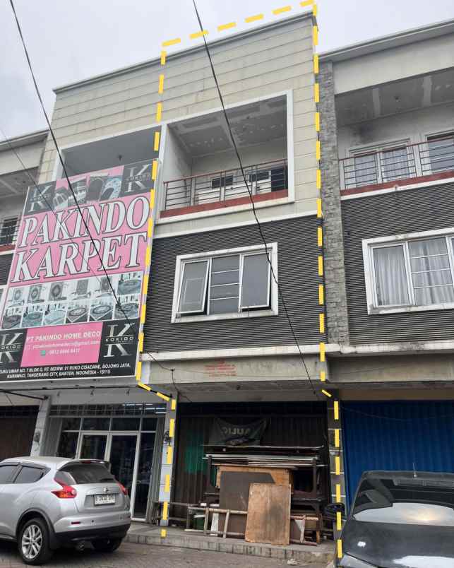 dijual ruko gudang kantor komplek ruko jl teuku umar