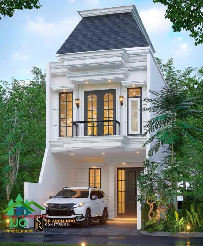 dijual rumah american classic di jagakarsa jakarta