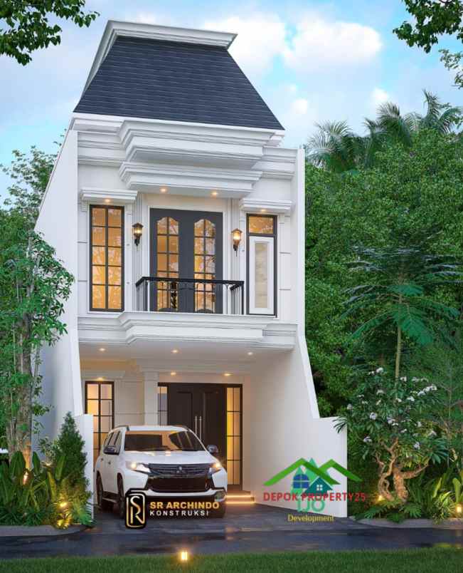 dijual rumah american classic di jagakarsa jakarta