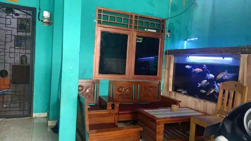 dijual rumah bambu apus kec cipayung