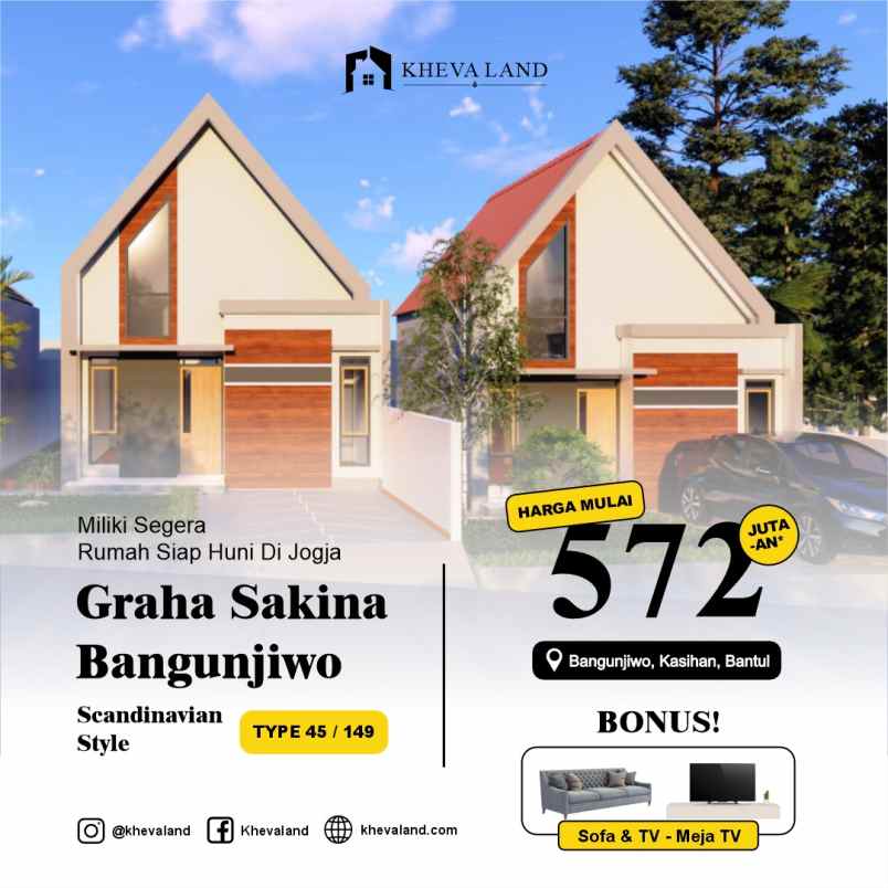 dijual rumah bangunjiwo kasihan bantul