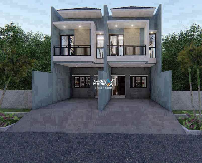 dijual rumah baru minimalis 2 lantai nirwana eksekutif