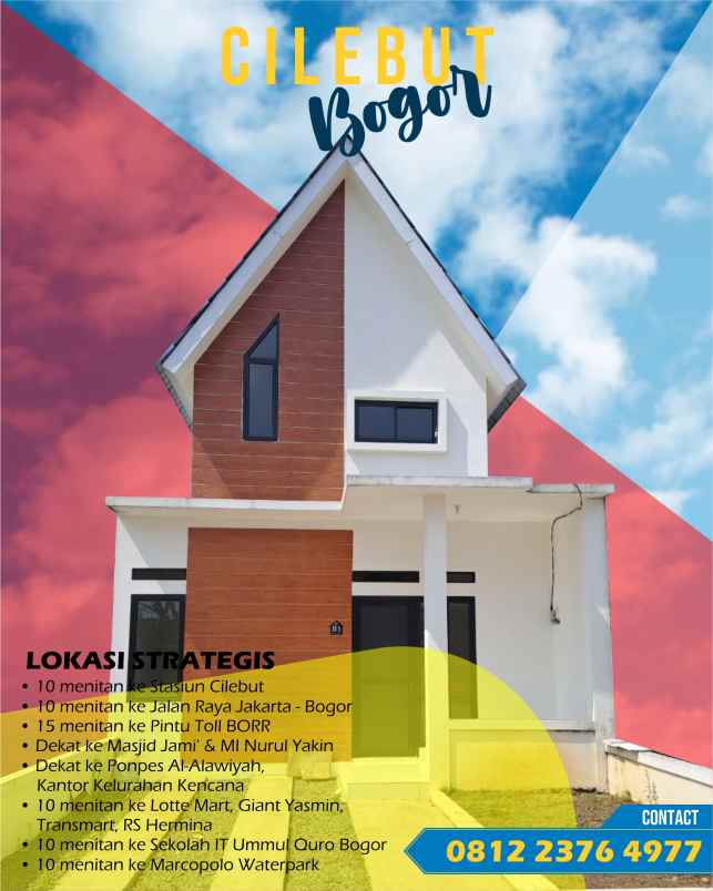 dijual rumah cilebut bogor