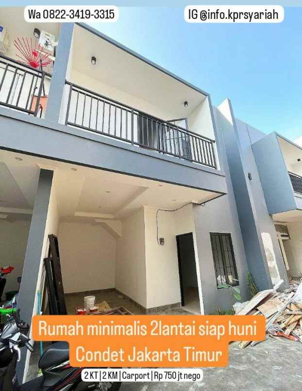dijual rumah condet
