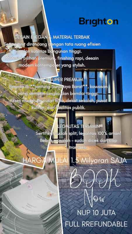 dijual rumah darmo permai