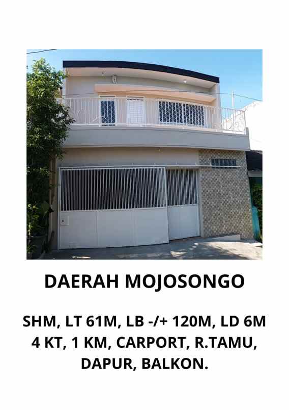 dijual rumah di mojosongo solo
