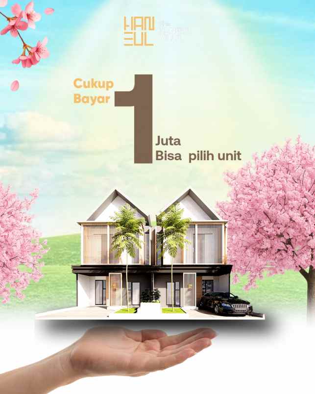 dijual rumah dua lantai mewah harga 600 juta an