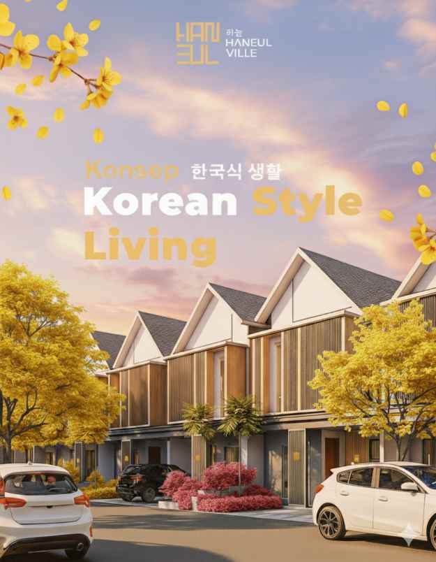 dijual rumah dua lantai mewah harga 600 juta an