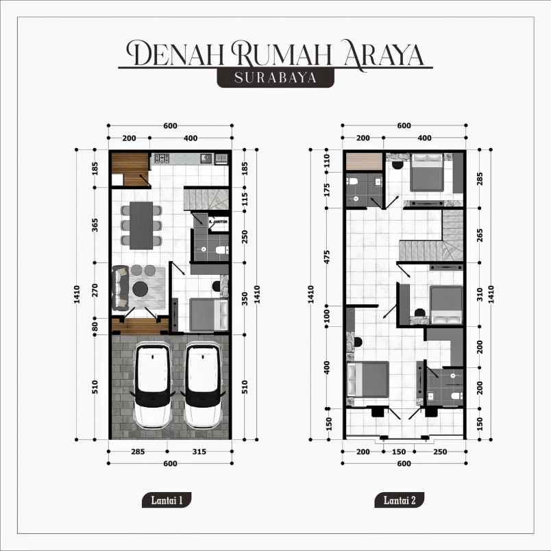 dijual rumah galaxy bumi permai araya
