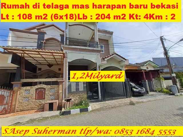 dijual rumah harapan baru bekasi kota