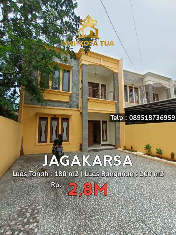 dijual rumah jagakarsa