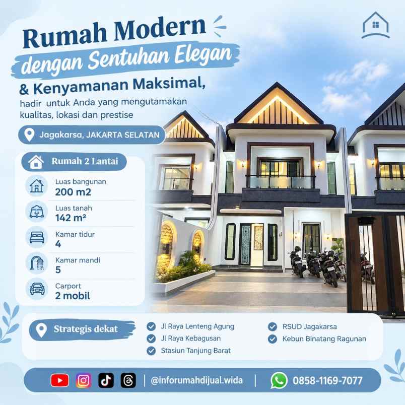 dijual rumah jagakarsa