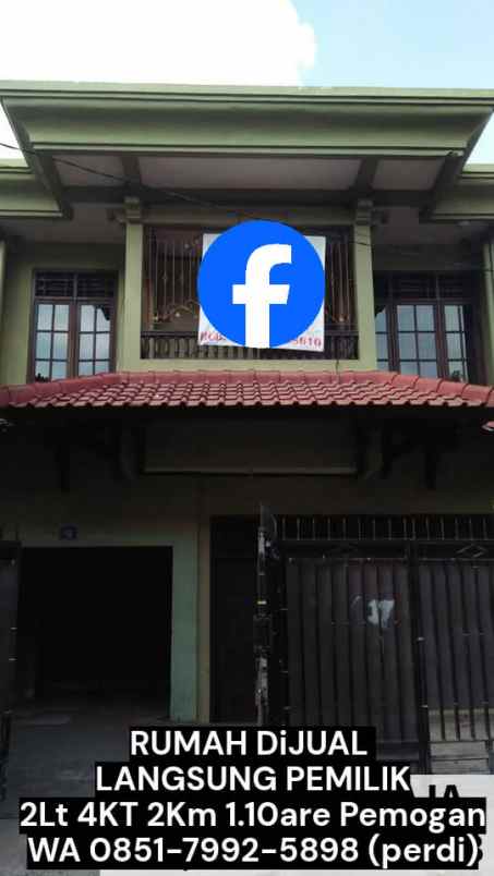dijual rumah jalan mekar 1 no 17