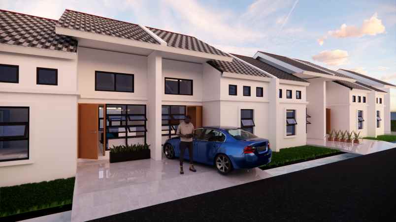 dijual rumah jalan raya megu cisoka