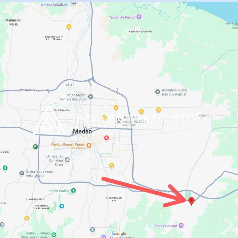 dijual rumah jalan tirta deli tanjung morawa