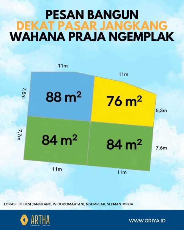 dijual rumah jangkang widodomartani
