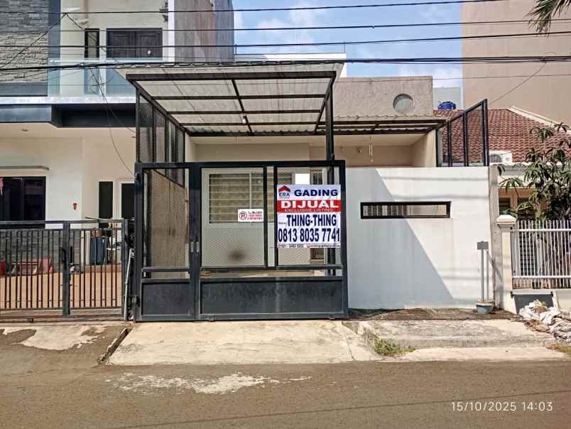 dijual rumah janur asri kelapa gading