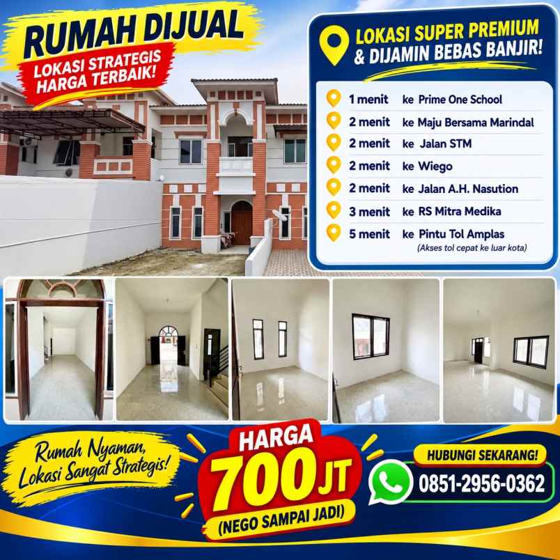 dijual rumah jl bajak 2
