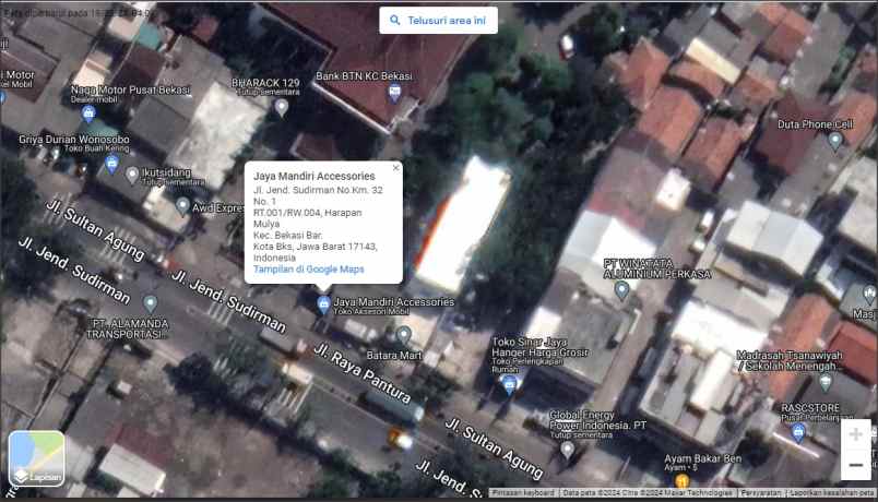 dijual rumah jl jendral soedirman medan