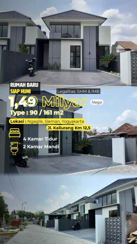 dijual rumah jl kaliurang km 12 5