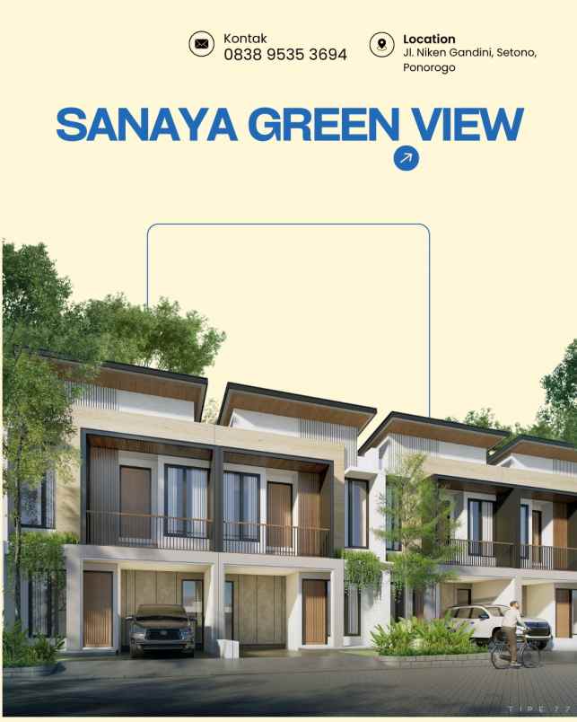 dijual rumah jl niken gandini kelurahan