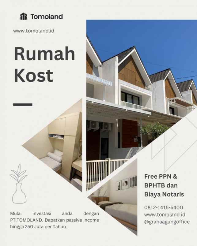 dijual rumah jl simpang kyai h yusuf no