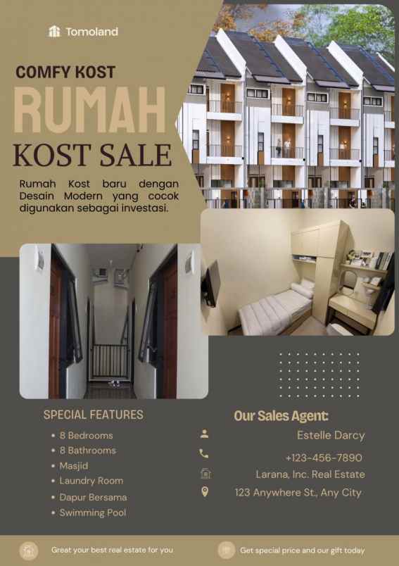 dijual rumah jl simpang kyai h yusuf no