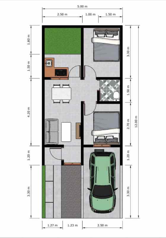 dijual rumah jl tarumajaya