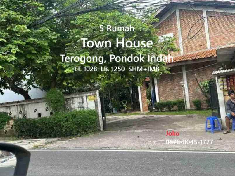 dijual rumah jl terogong raya